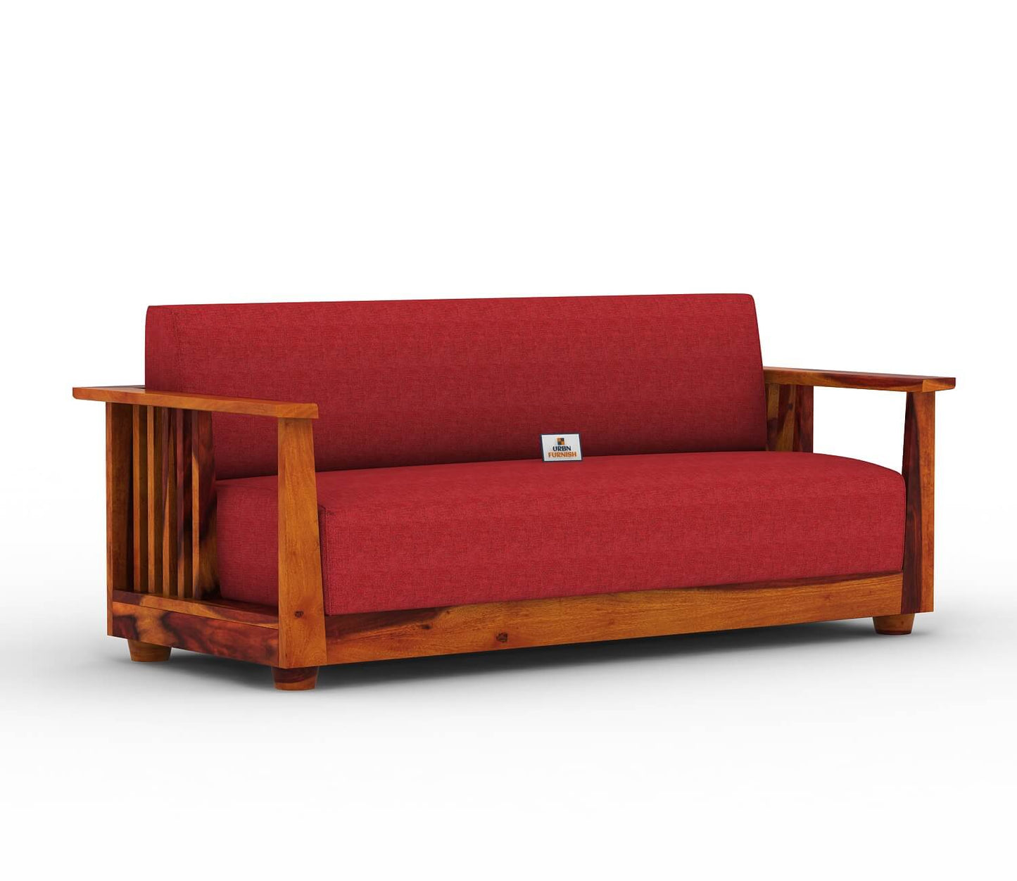 Olson Wooden 3+1+1 Sofa Set - Urbnfurnish