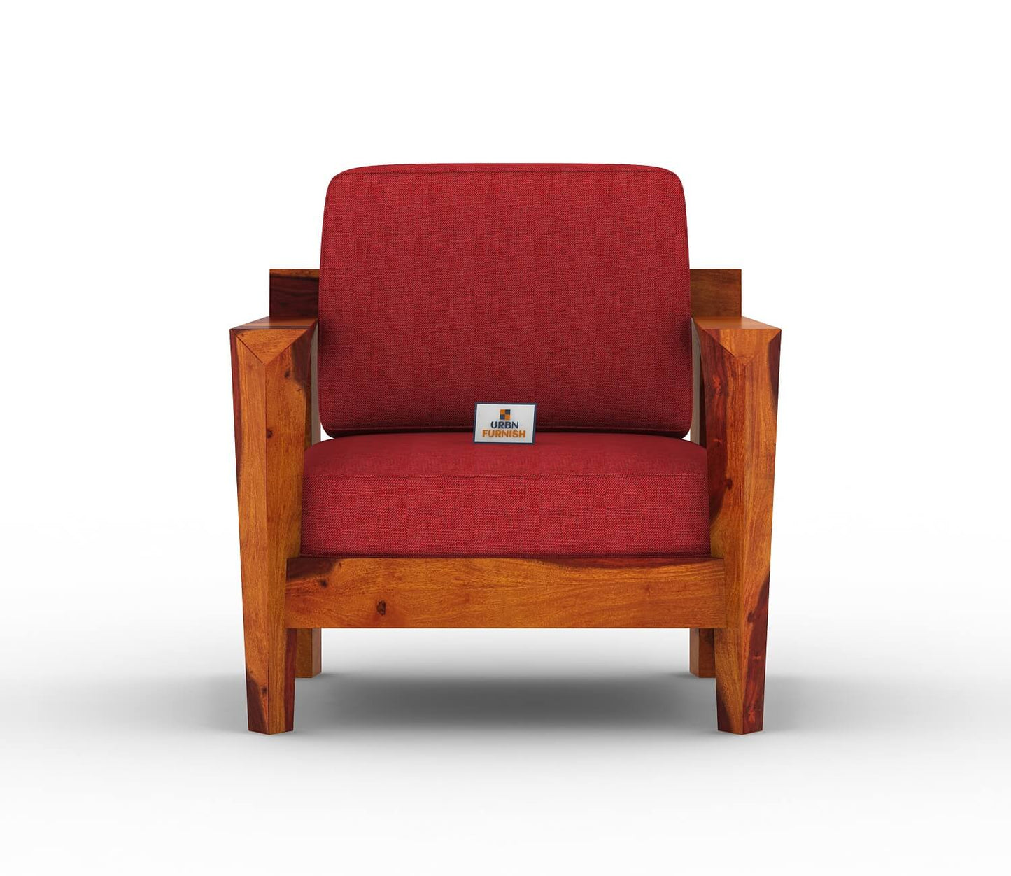 Hampton Wooden 3+1+1 Sofa Set - Urbnfurnish