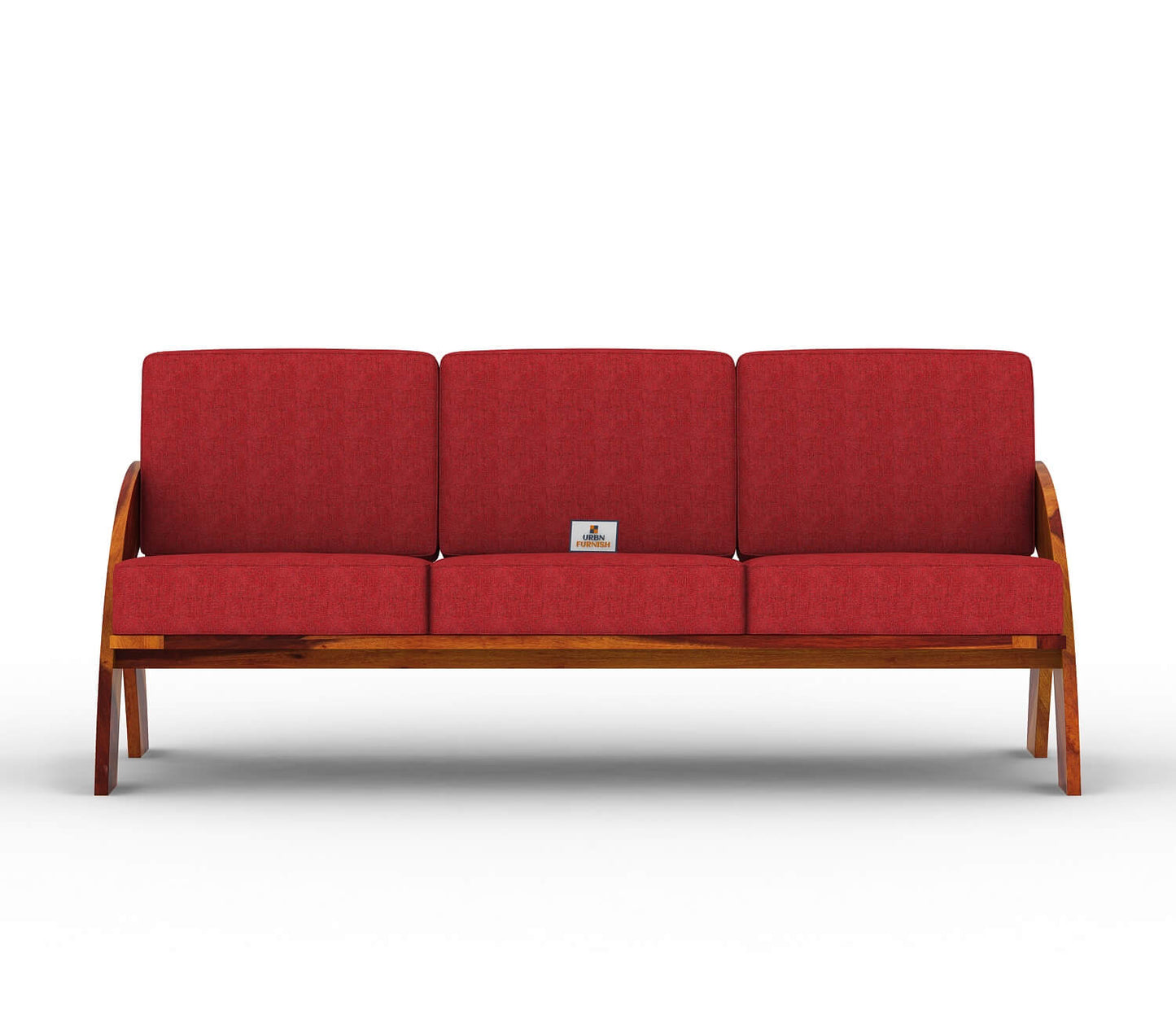 Smith Wooden 3+1+1 Sofa Set - Urbnfurnish