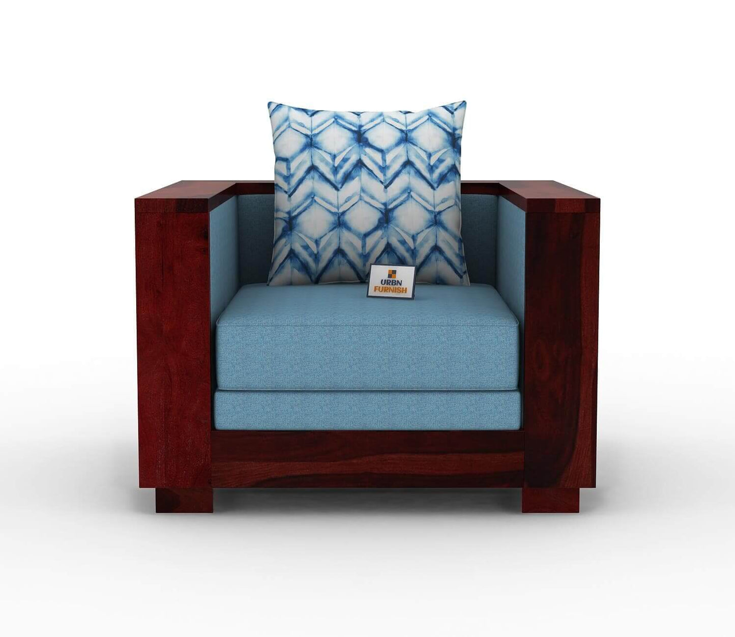 Brume Wooden 3+1+1 Sofa Set - Urbnfurnish