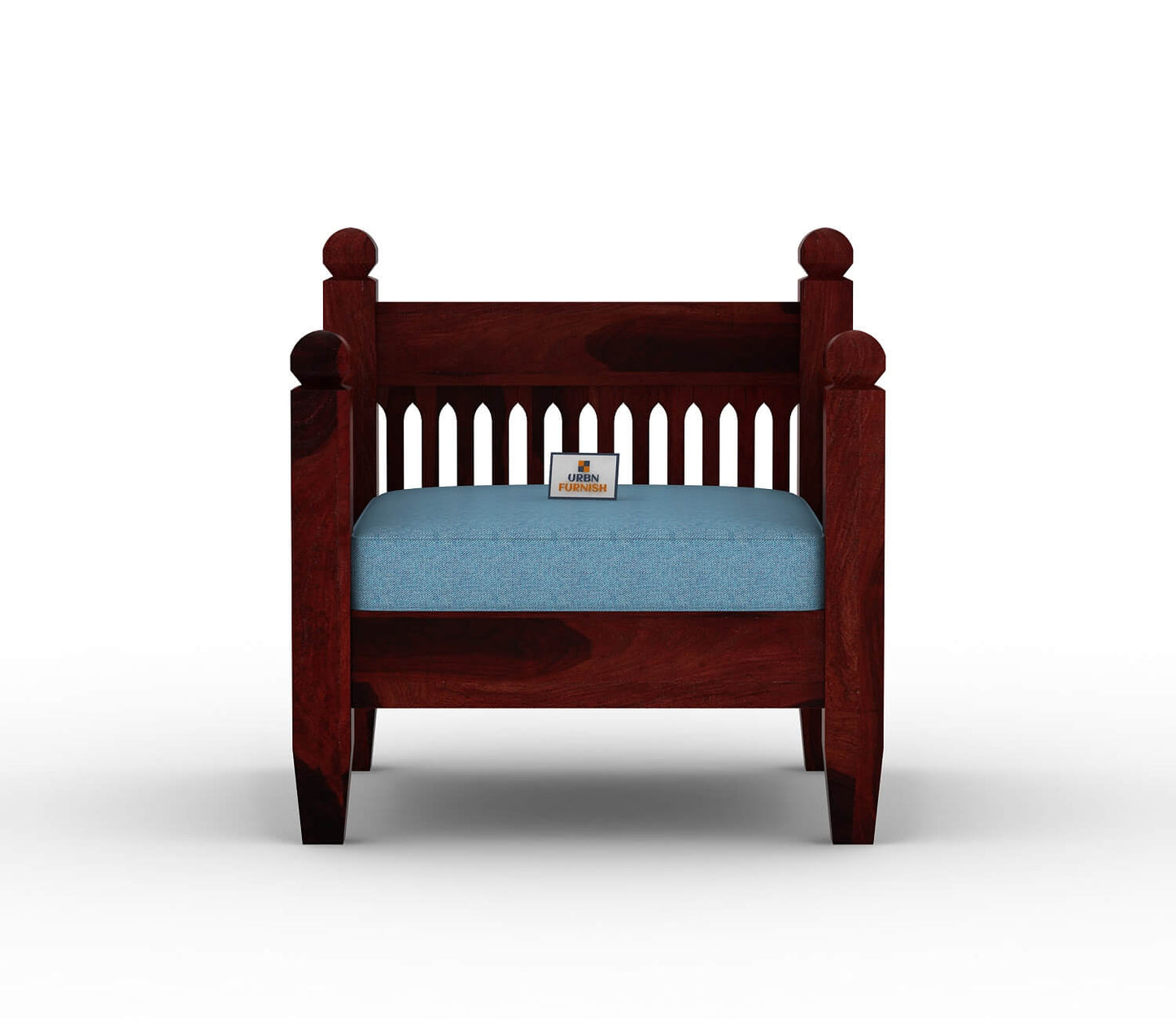 Ruby Wooden 3+1+1 Sofa Set - Urbnfurnish