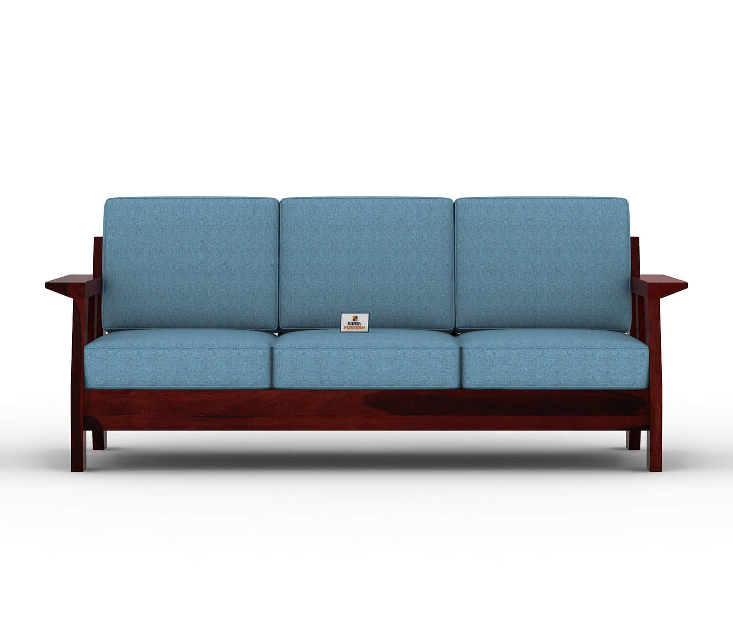 Edkin Wooden 3+1+1 Sofa Set - Urbnfurnish
