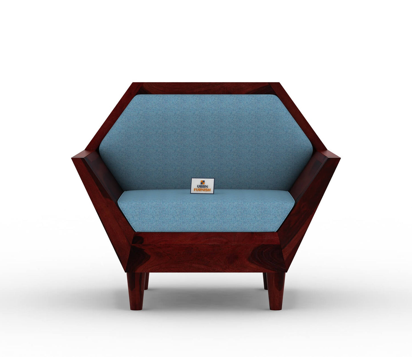 Jones Wooden 3+1+1 Sofa Set - Urbnfurnish