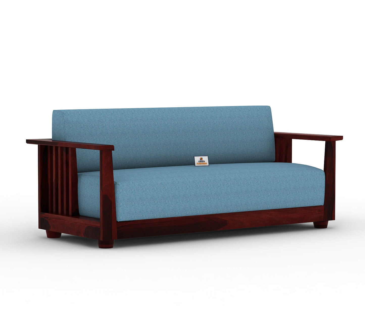 Olson Wooden 3+1+1 Sofa Set - Urbnfurnish