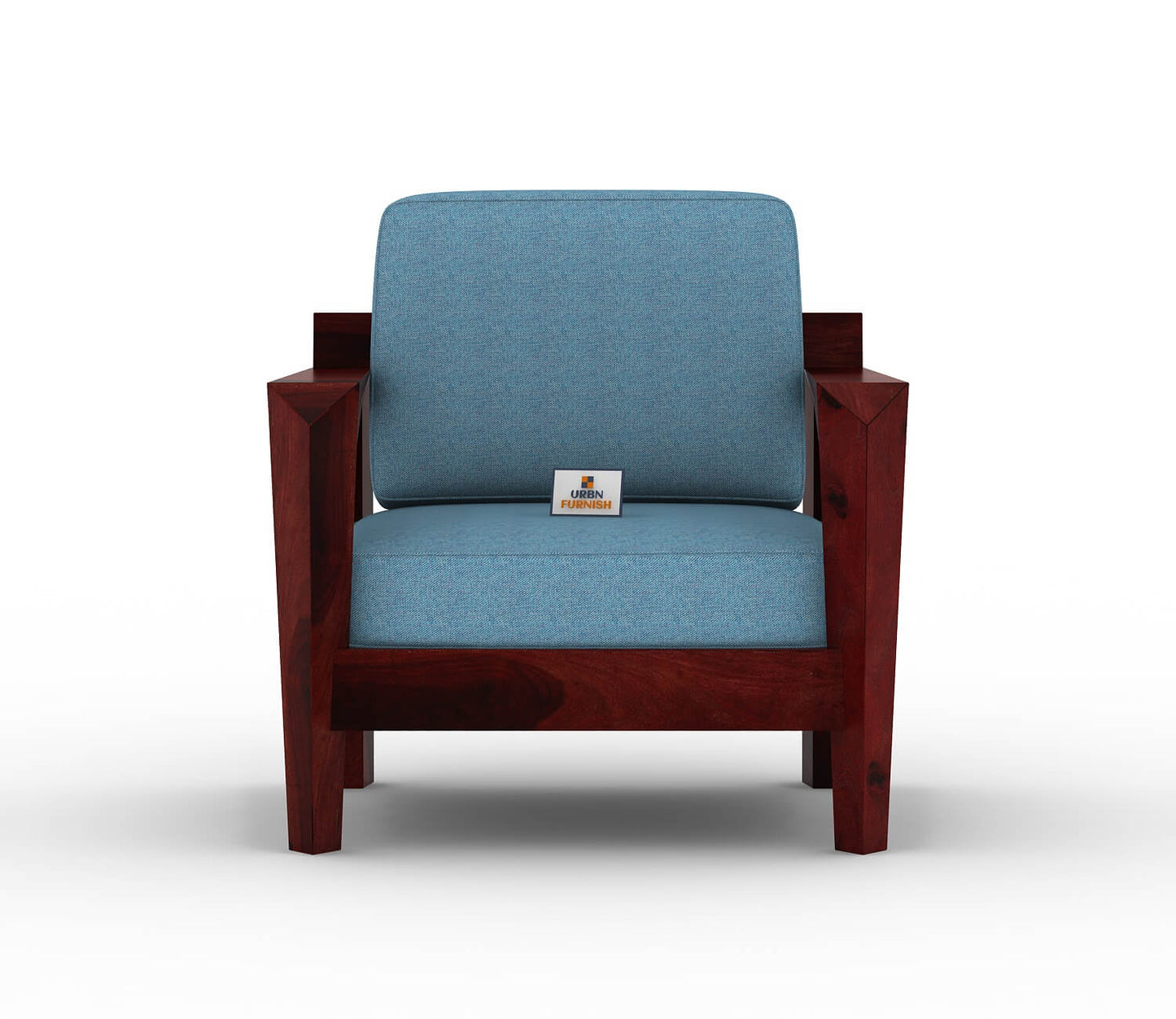 Hampton Wooden 3+1+1 Sofa Set - Urbnfurnish
