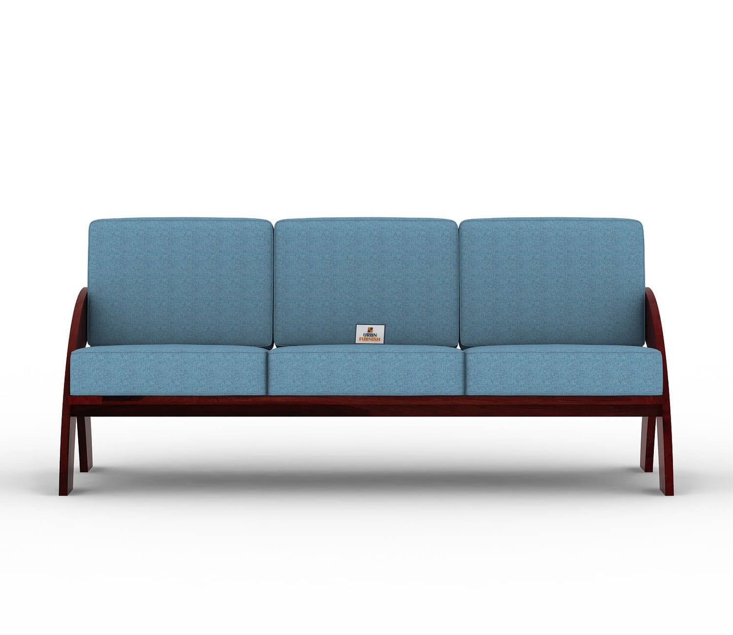 Smith Wooden 3+1+1 Sofa Set - Urbnfurnish