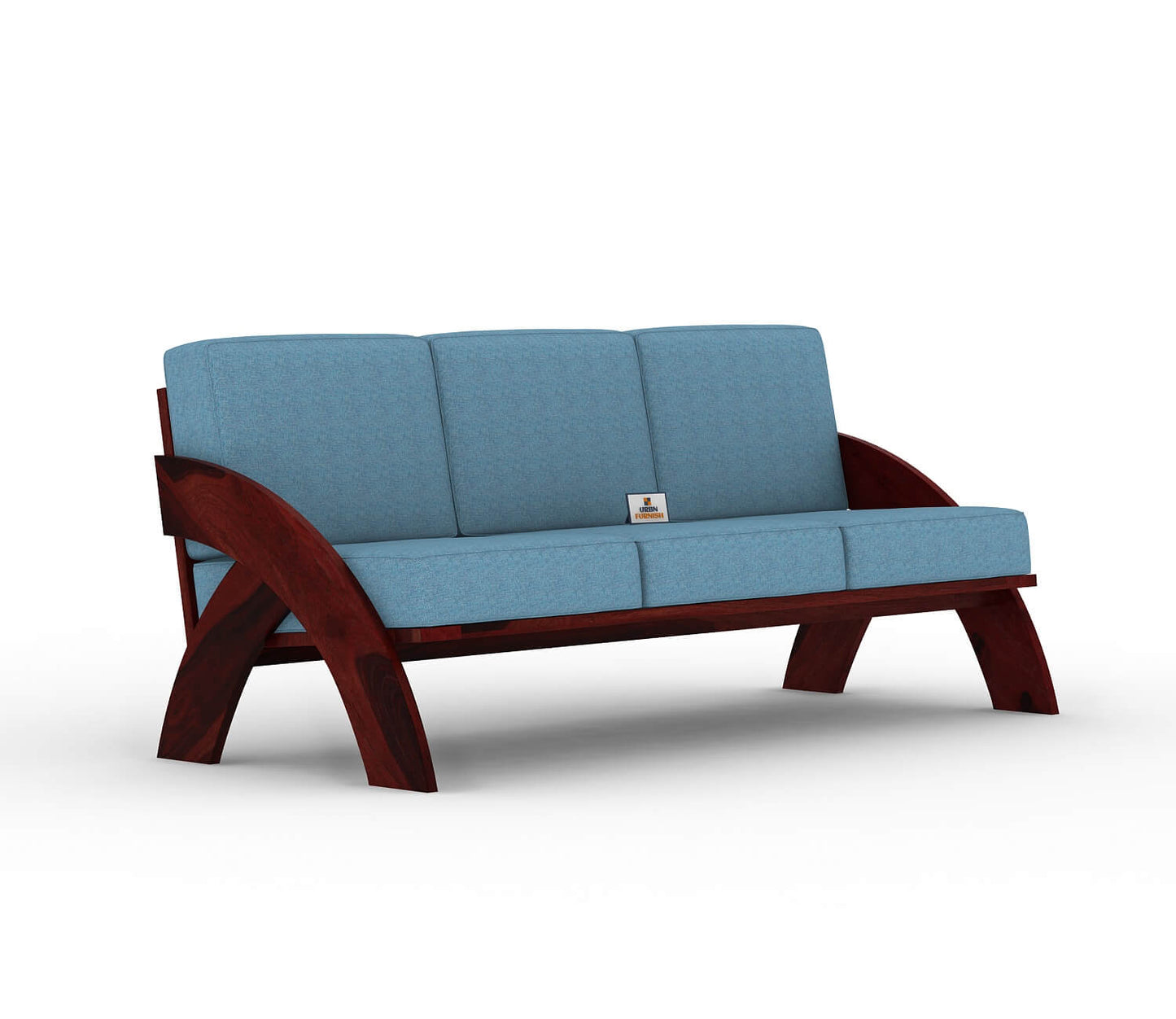 Smith Wooden 3+1+1 Sofa Set - Urbnfurnish