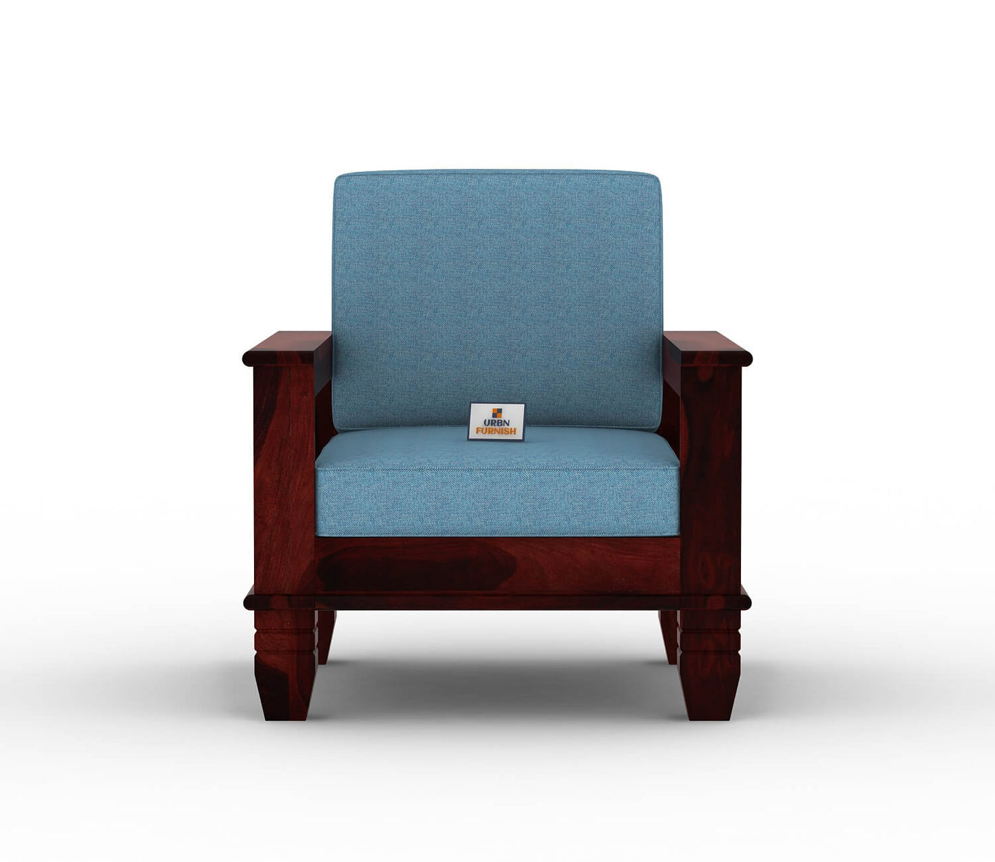 Angelic Wooden 3+1+1 Sofa Set - Urbnfurnish