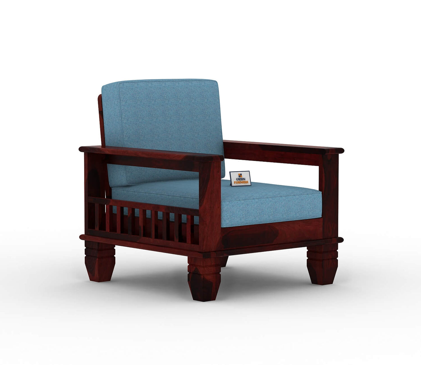 Angelic Wooden 3+1+1 Sofa Set - Urbnfurnish