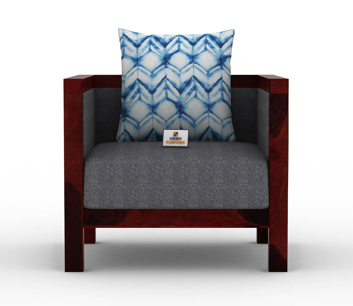 Dallas Wooden 3+1+1 Sofa Set - Urbnfurnish