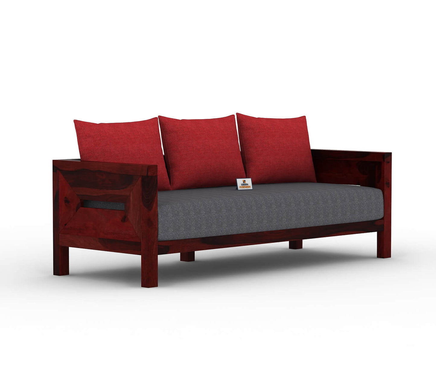 Stamford Wooden 3+1+1 Sofa Set - Urbnfurnish