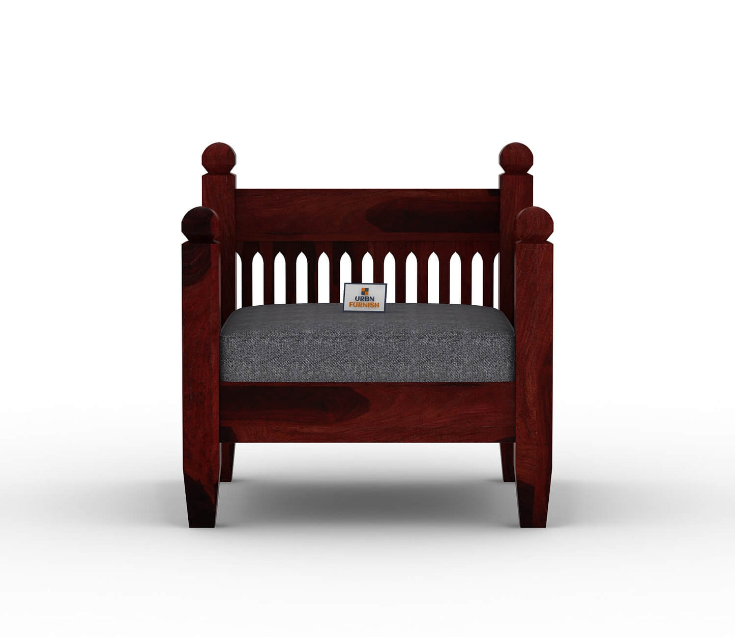 Ruby Wooden 3+1+1 Sofa Set - Urbnfurnish
