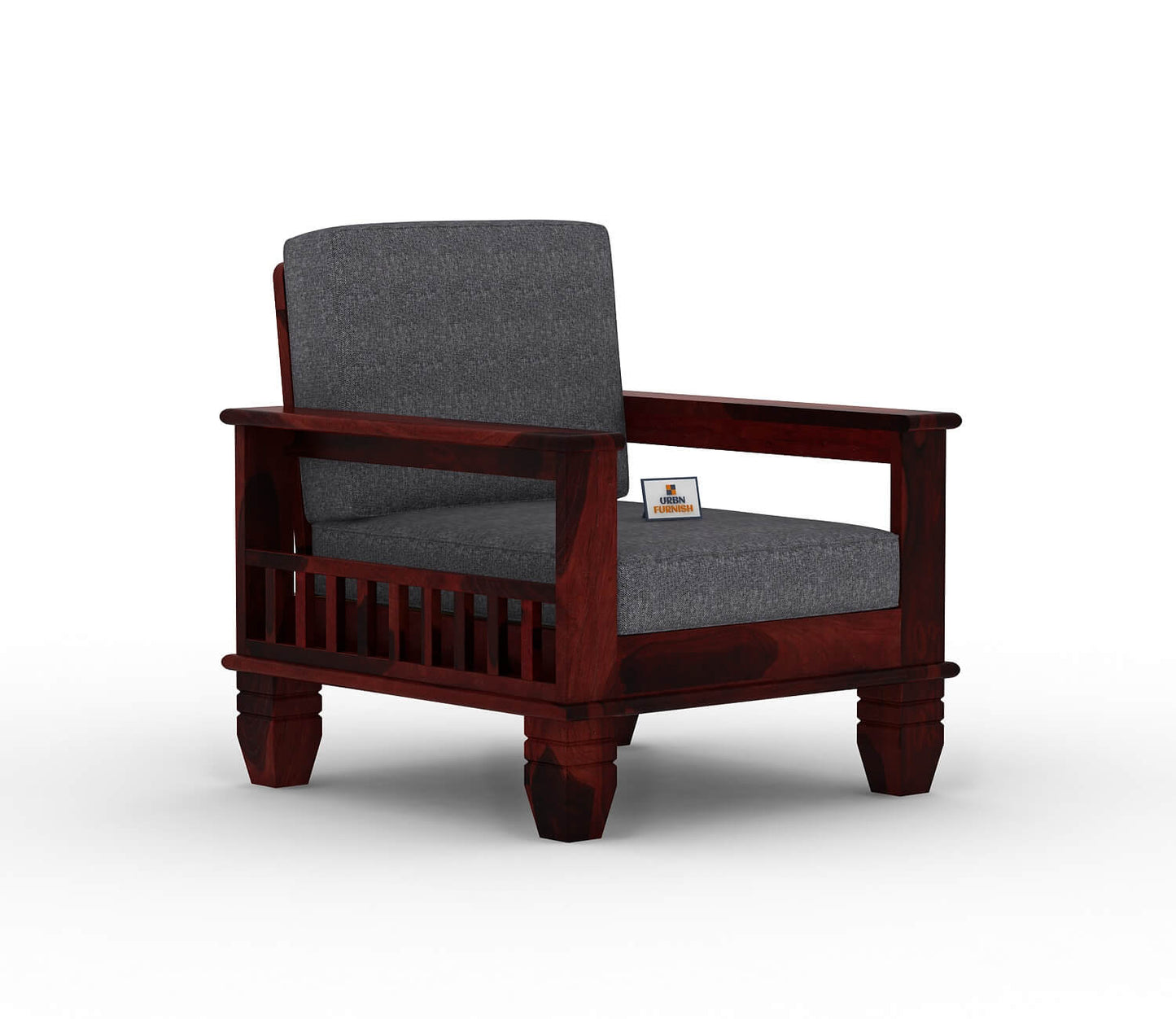 Angelic Wooden 3+1+1 Sofa Set - Urbnfurnish