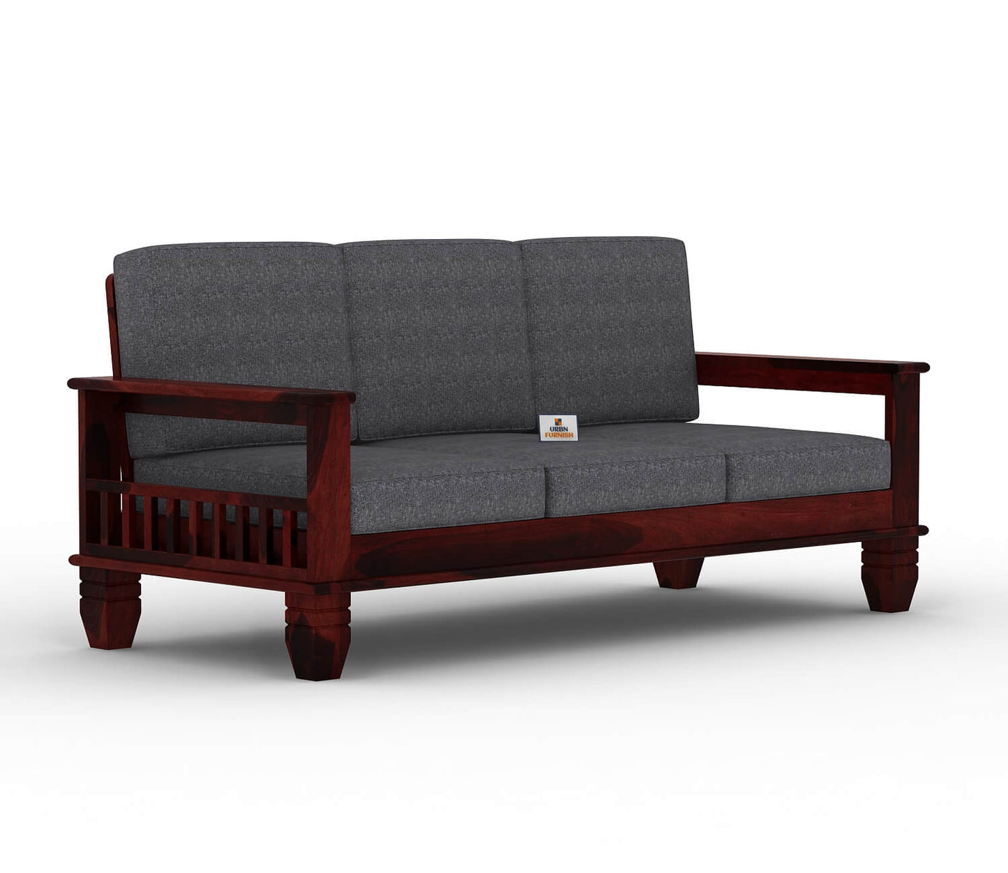 Angelic Wooden 3+1+1 Sofa Set - Urbnfurnish
