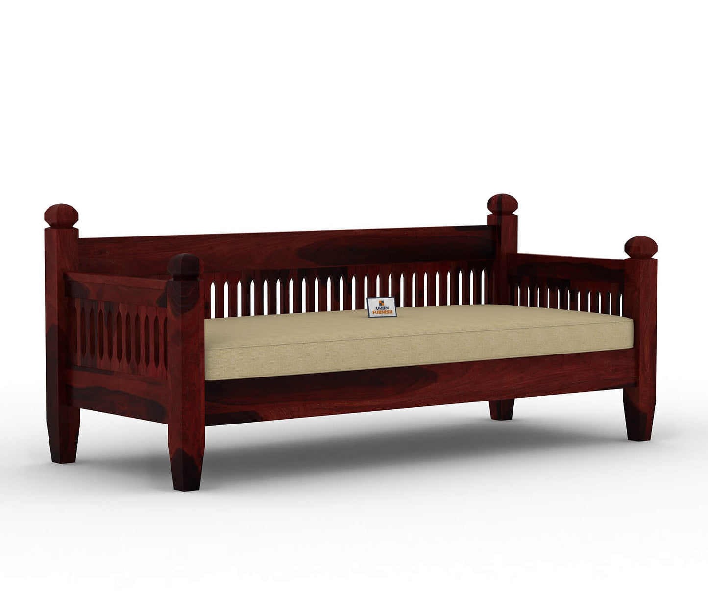 Ruby Wooden 3+1+1 Sofa Set - Urbnfurnish