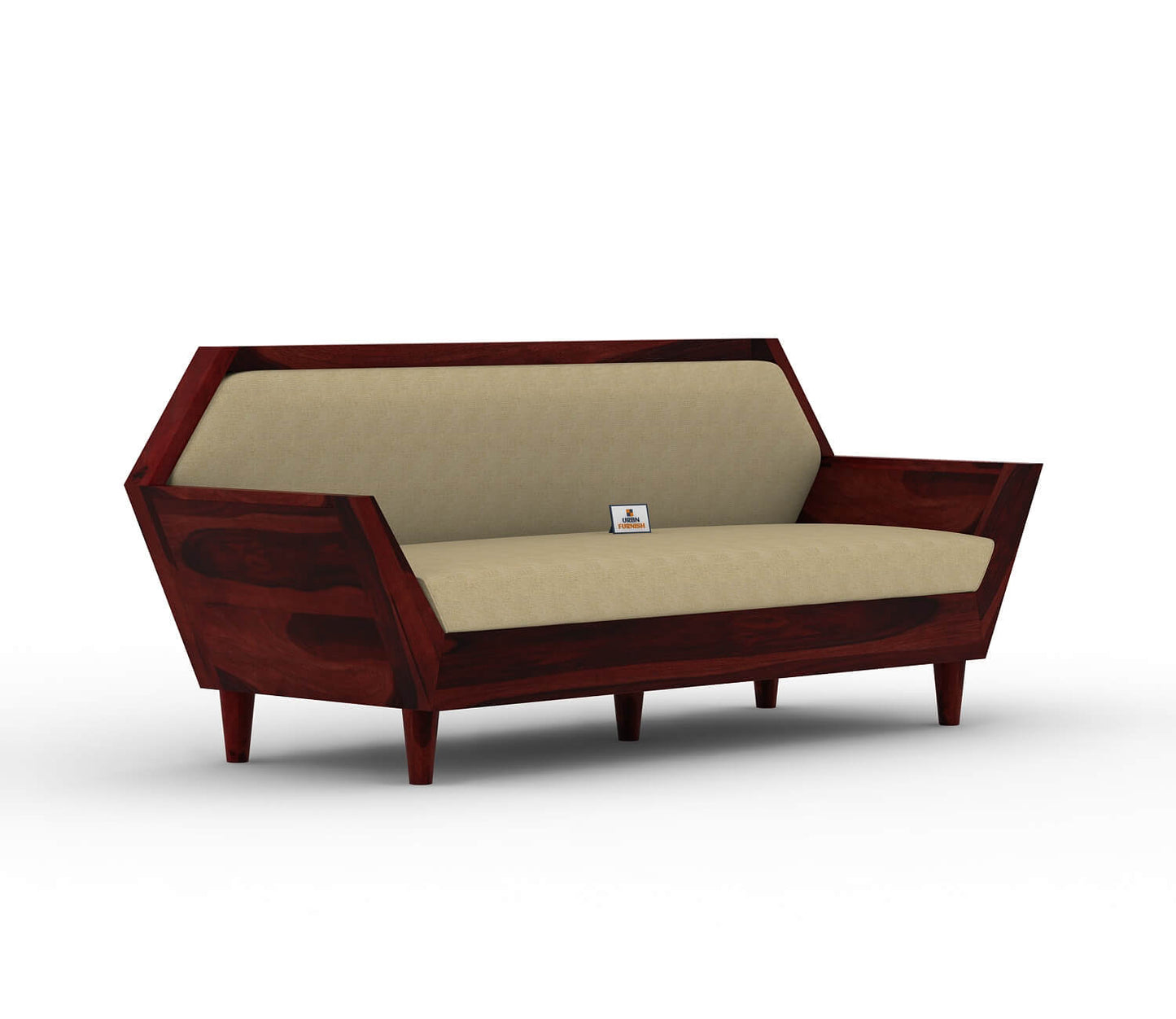 Jones Wooden 3+1+1 Sofa Set - Urbnfurnish