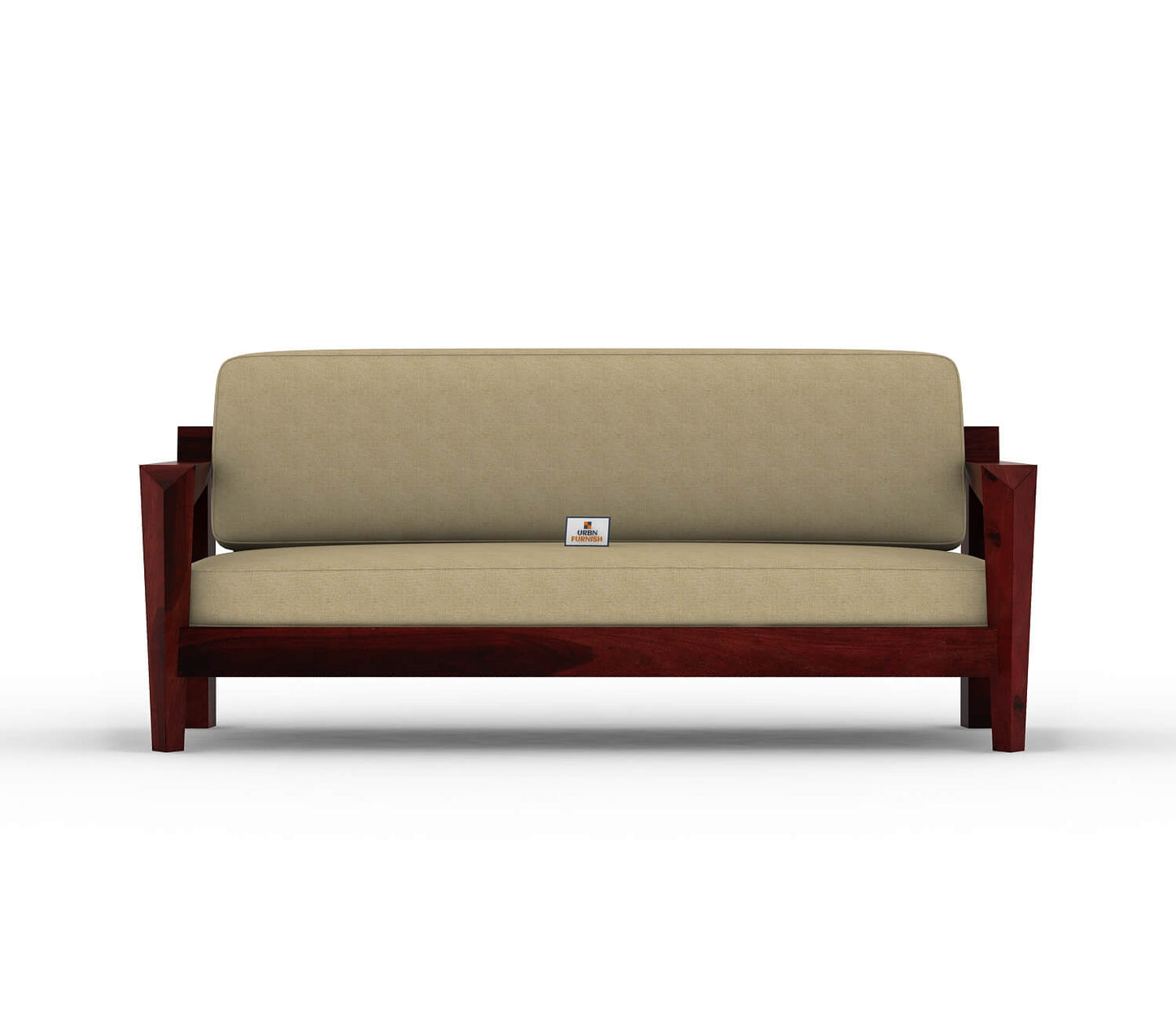 Hampton Wooden 3+1+1 Sofa Set - Urbnfurnish