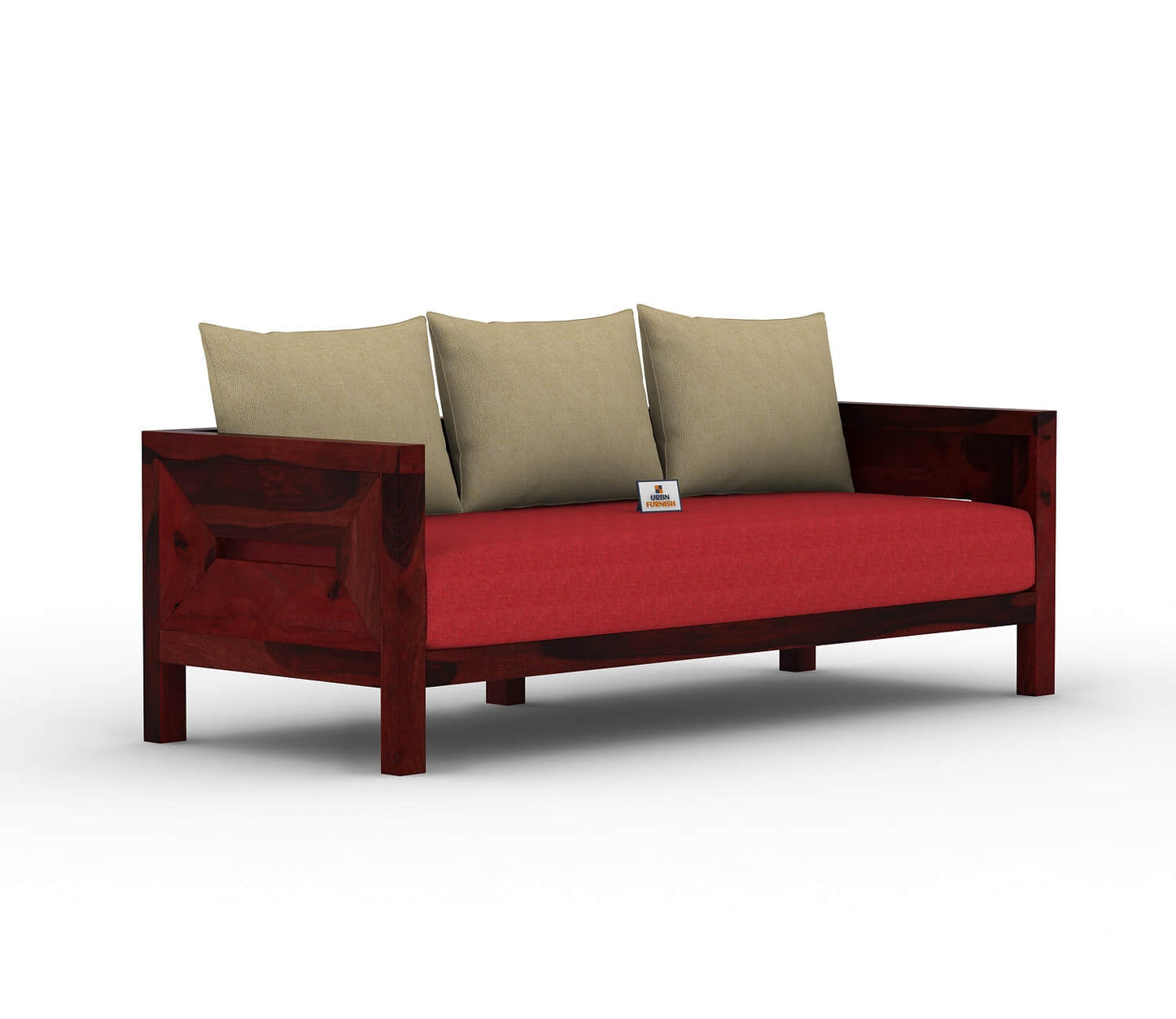 Stamford Wooden 3+1+1 Sofa Set - Urbnfurnish