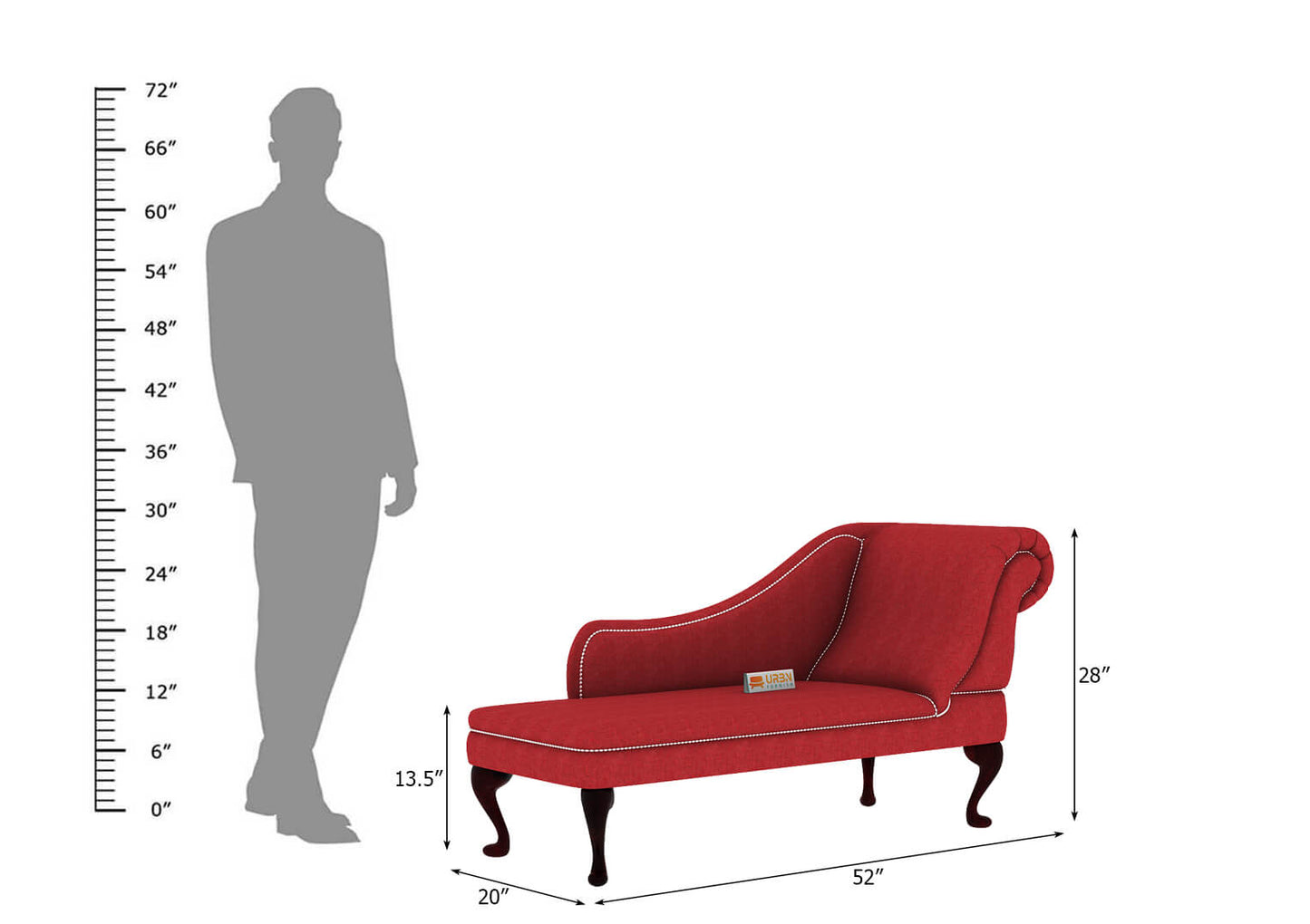 Urban Right Arm Chaise Lounge - Urbnfurnish