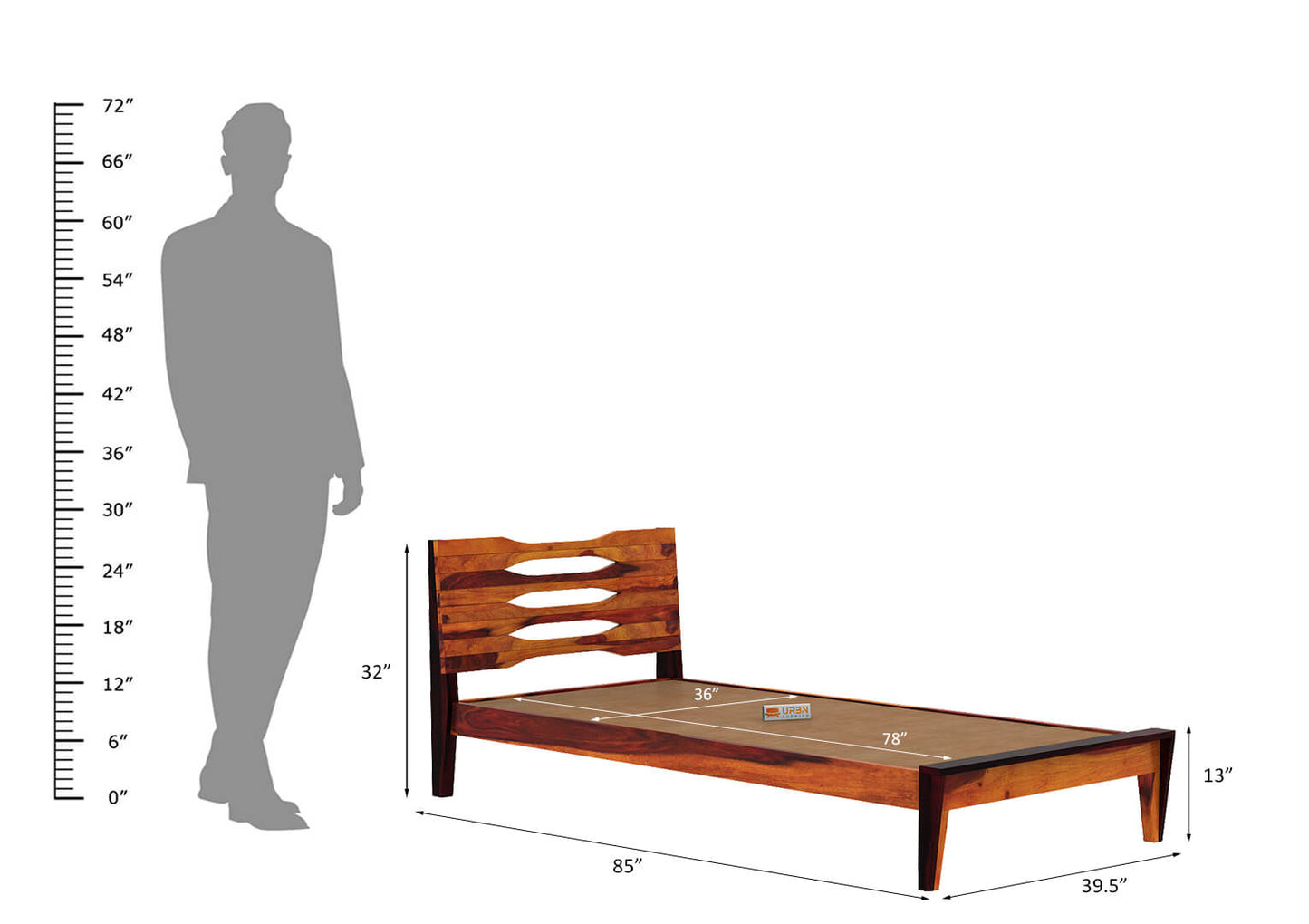 Usog-Single-Bed-Walnut-Honey_7