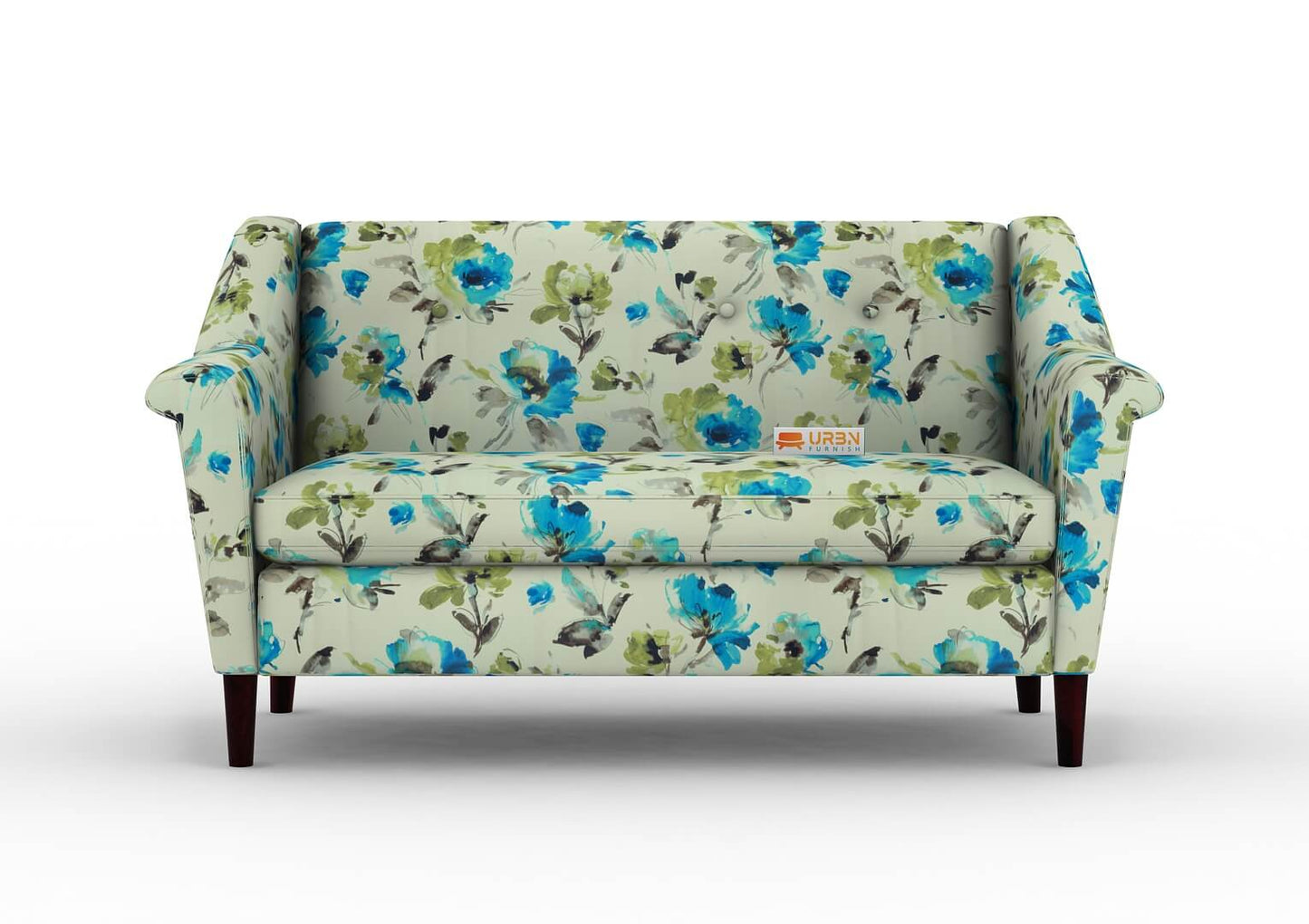 Valentino Love Seat (Printed Fabric) - Urbnfurnish