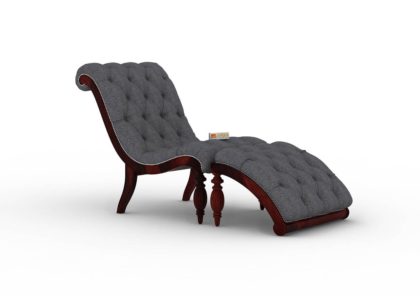 Victorian Style Chaise Lounge - Urbnfurnish
