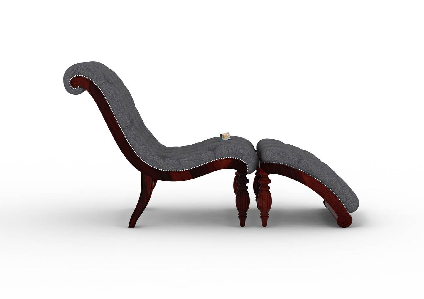 Victorian Style Chaise Lounge - Urbnfurnish