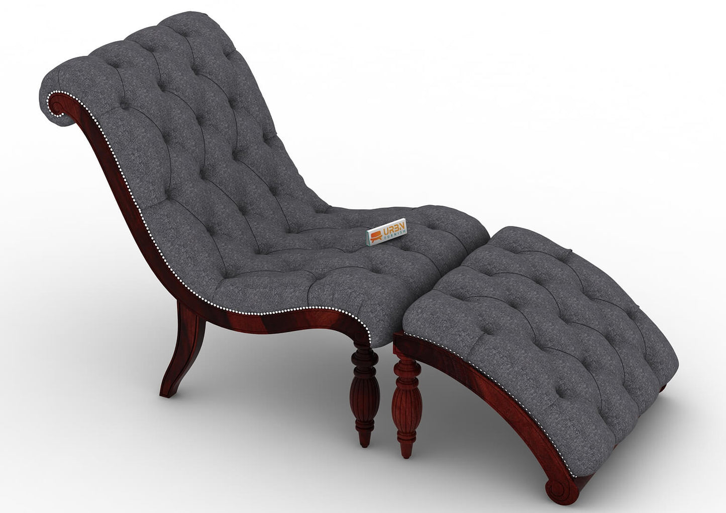 Victorian Style Chaise Lounge - Urbnfurnish