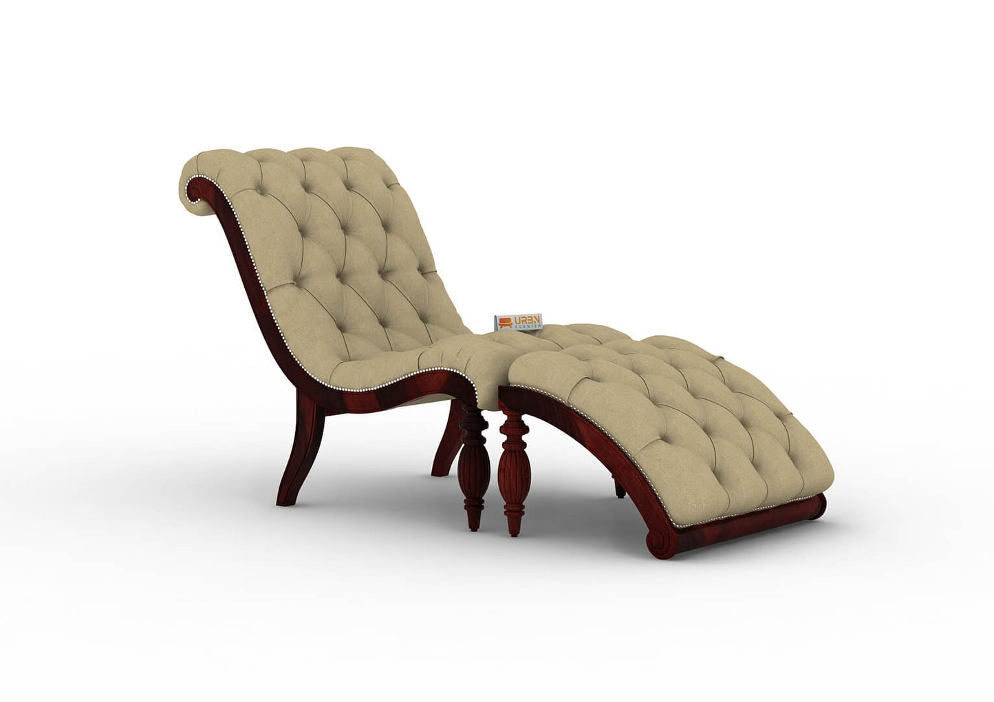 Victorian Style Chaise Lounge - Urbnfurnish