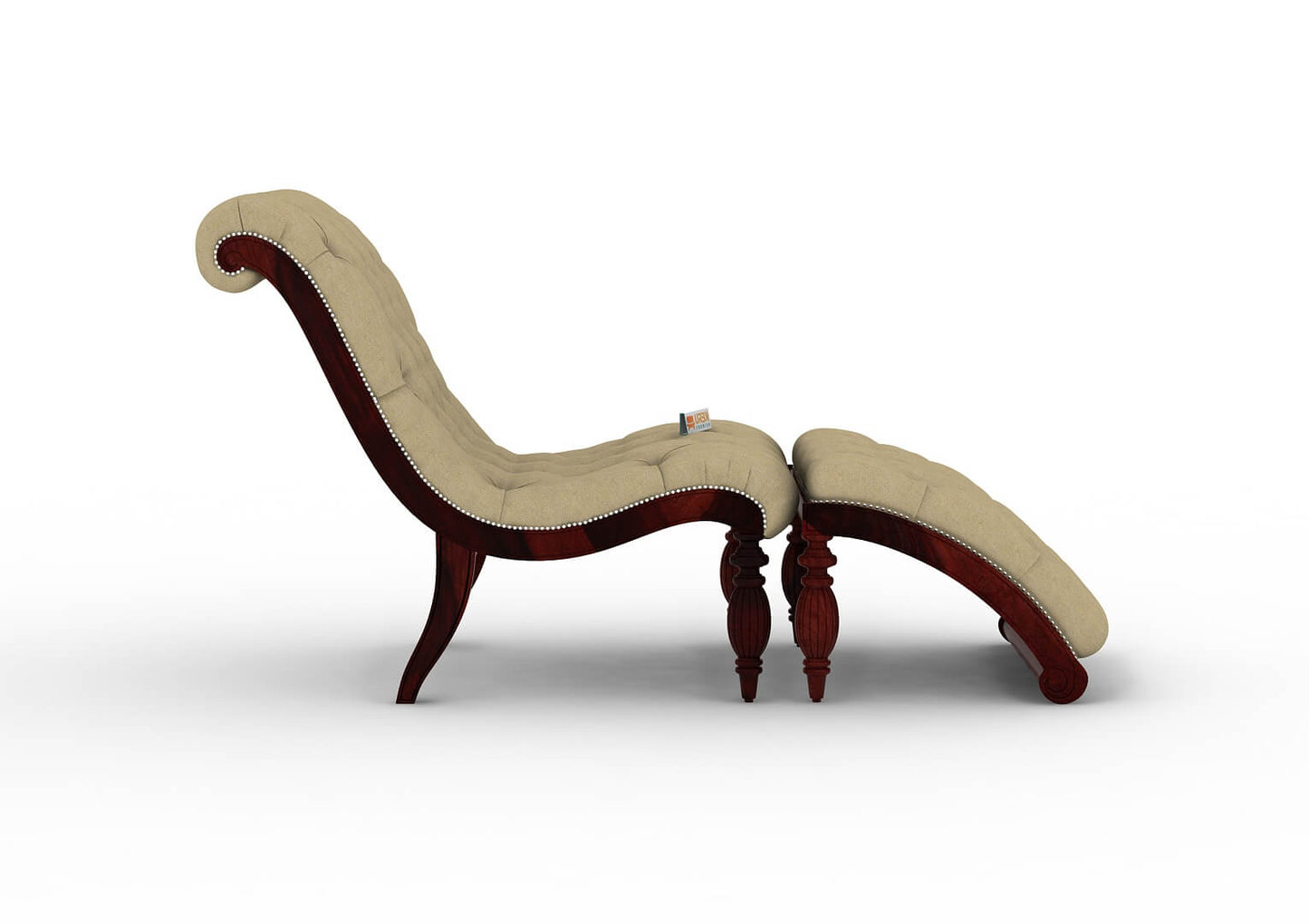 Victorian Style Chaise Lounge - Urbnfurnish