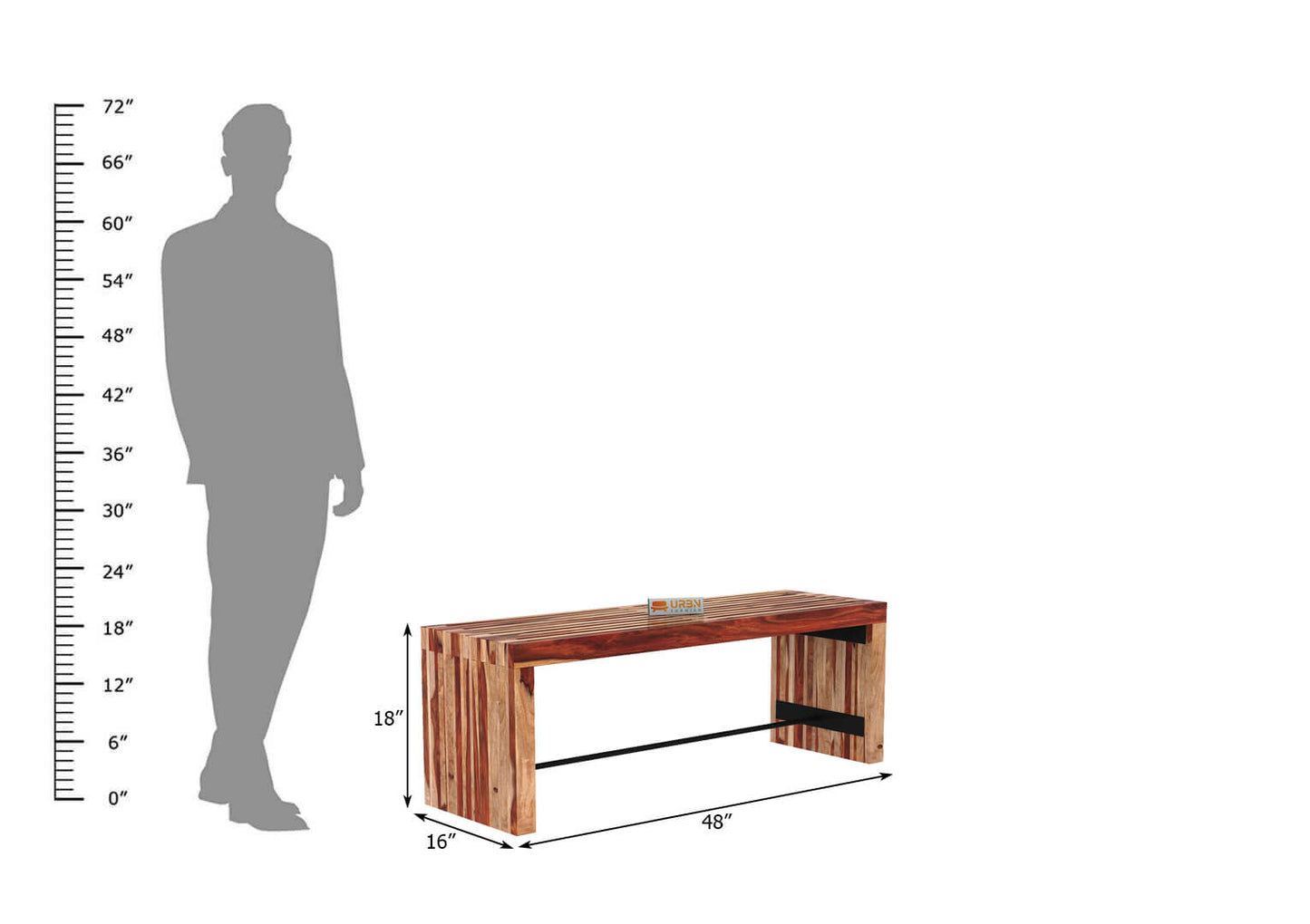 Vintage Bench - Urbnfurnish