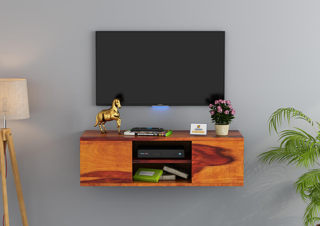 Yourkhad 2 Sutter Wall Mount Tv Unit - Urbnfurnish