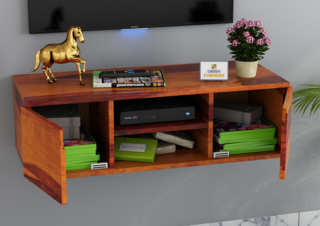 Yourkhad 2 Sutter Wall Mount Tv Unit - Urbnfurnish