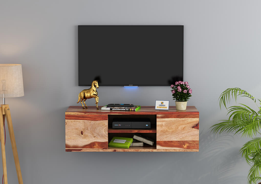 Yourkhad 2 Sutter Wall Mount Tv Unit - Urbnfurnish