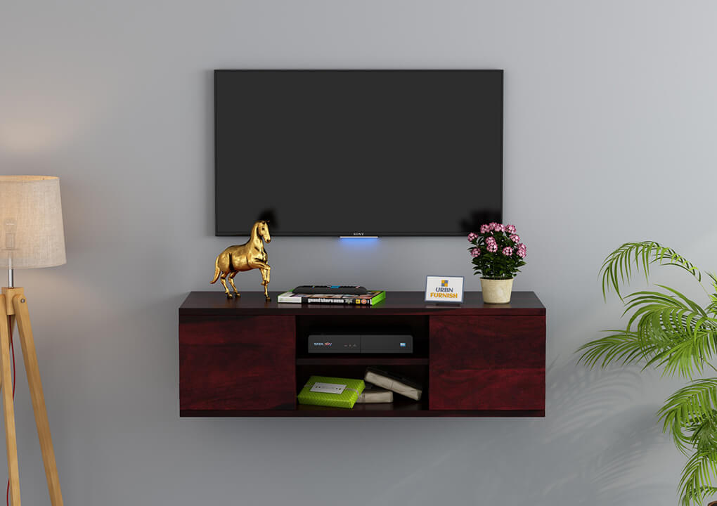 Yourkhad 2 Sutter Wall Mount Tv Unit - Urbnfurnish