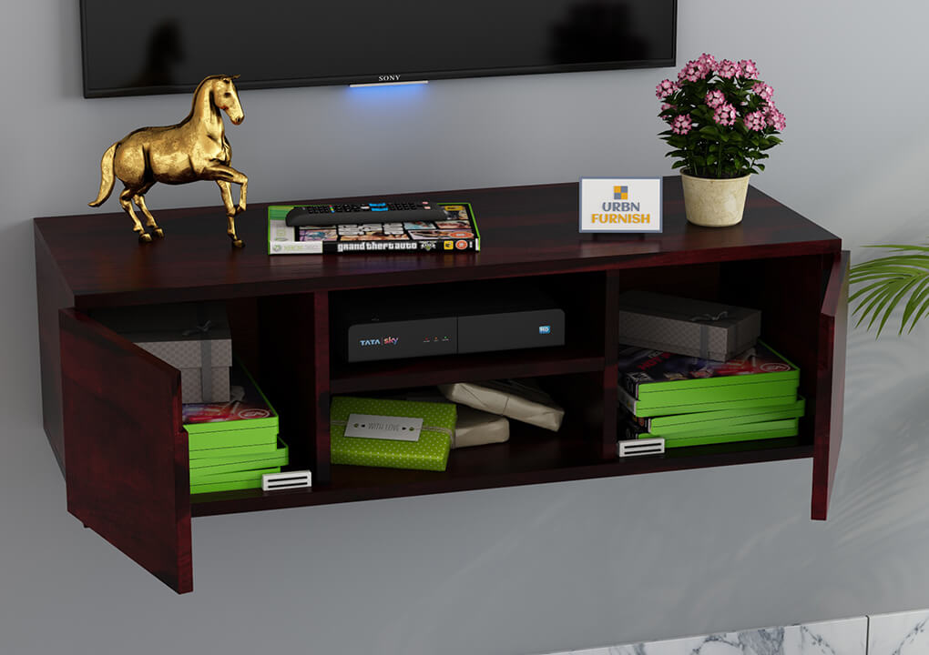 Yourkhad 2 Sutter Wall Mount Tv Unit - Urbnfurnish