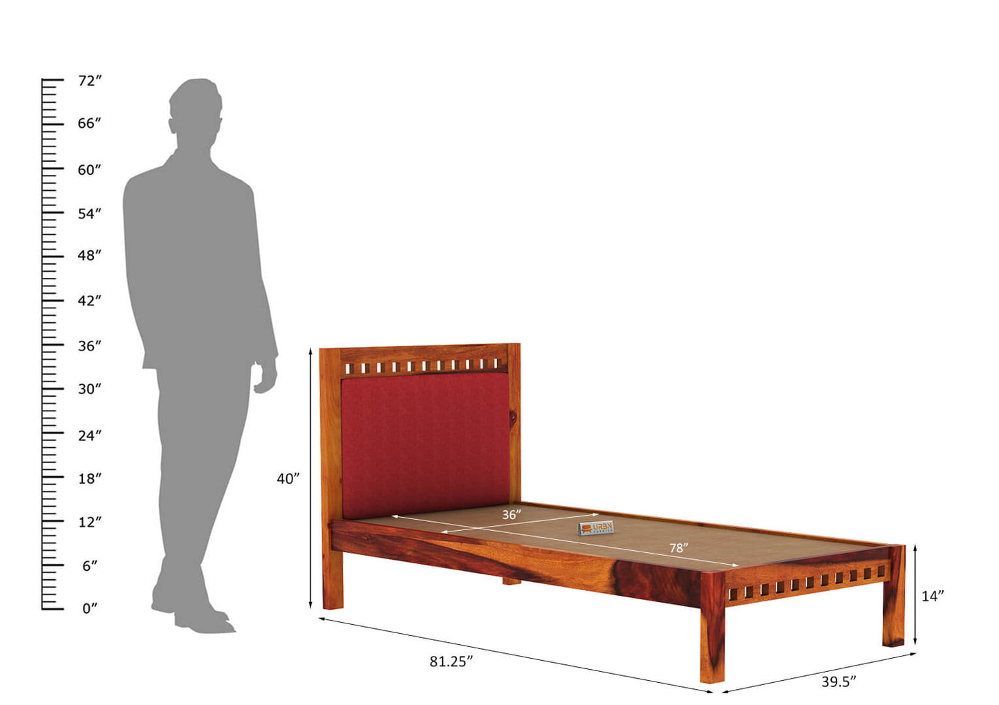Yugen-Single-Bed-Honey-Red_7