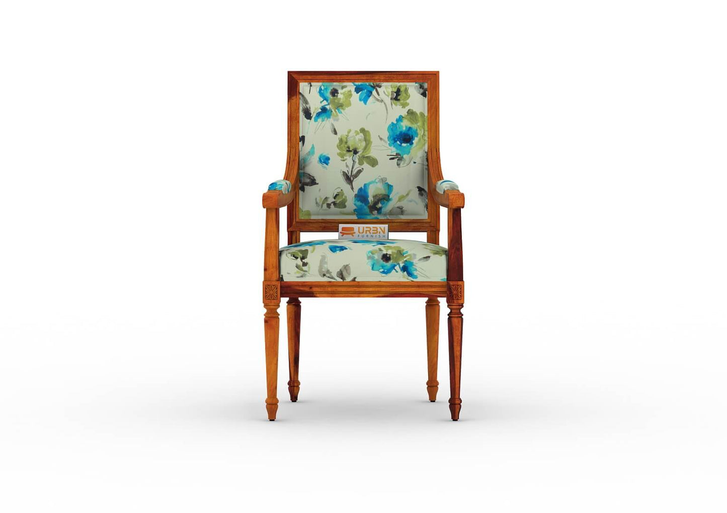 Adelvia Arm Chair (Printed Fabric) - Urbnfurnish