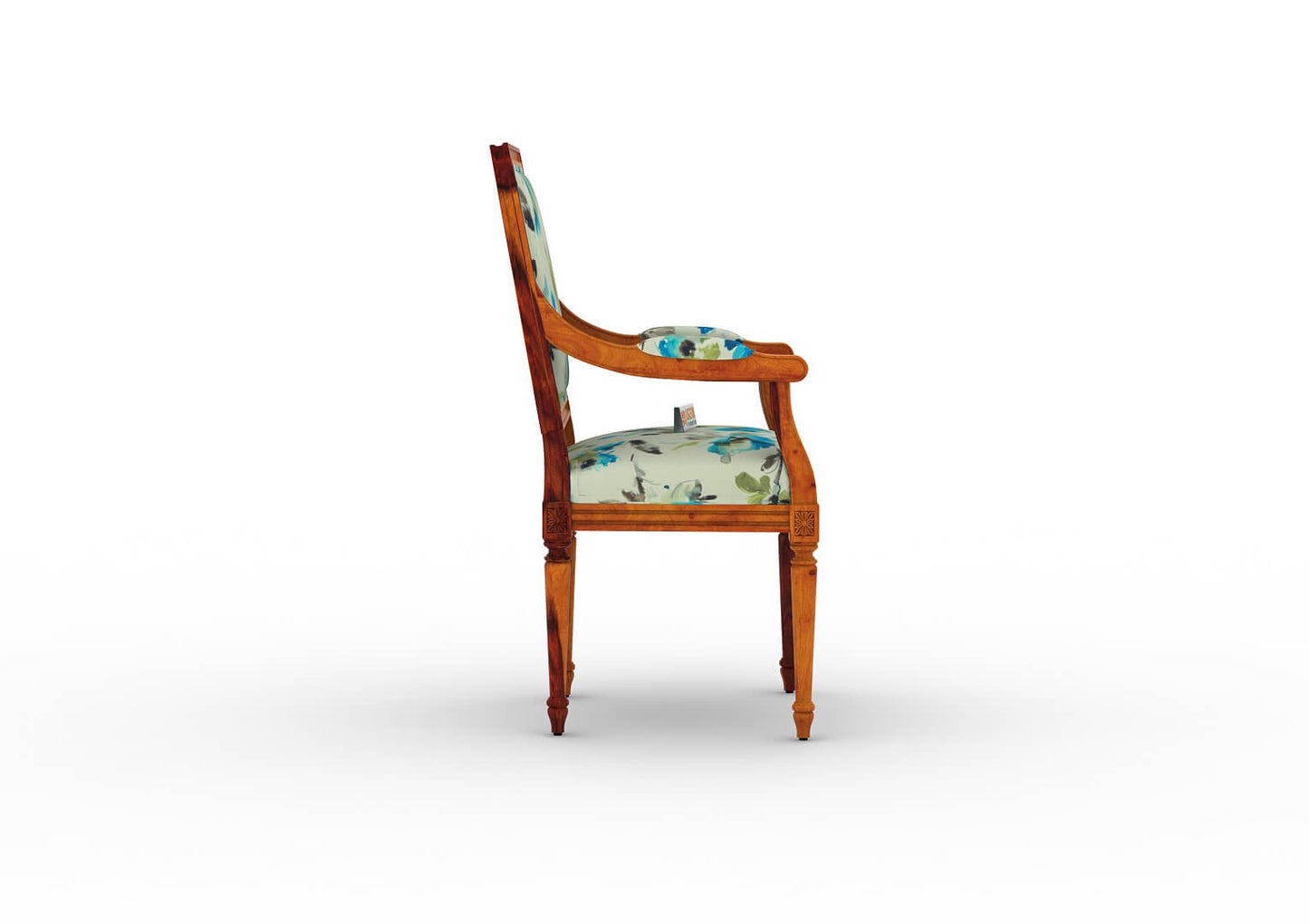 Adelvia Arm Chair (Printed Fabric) - Urbnfurnish