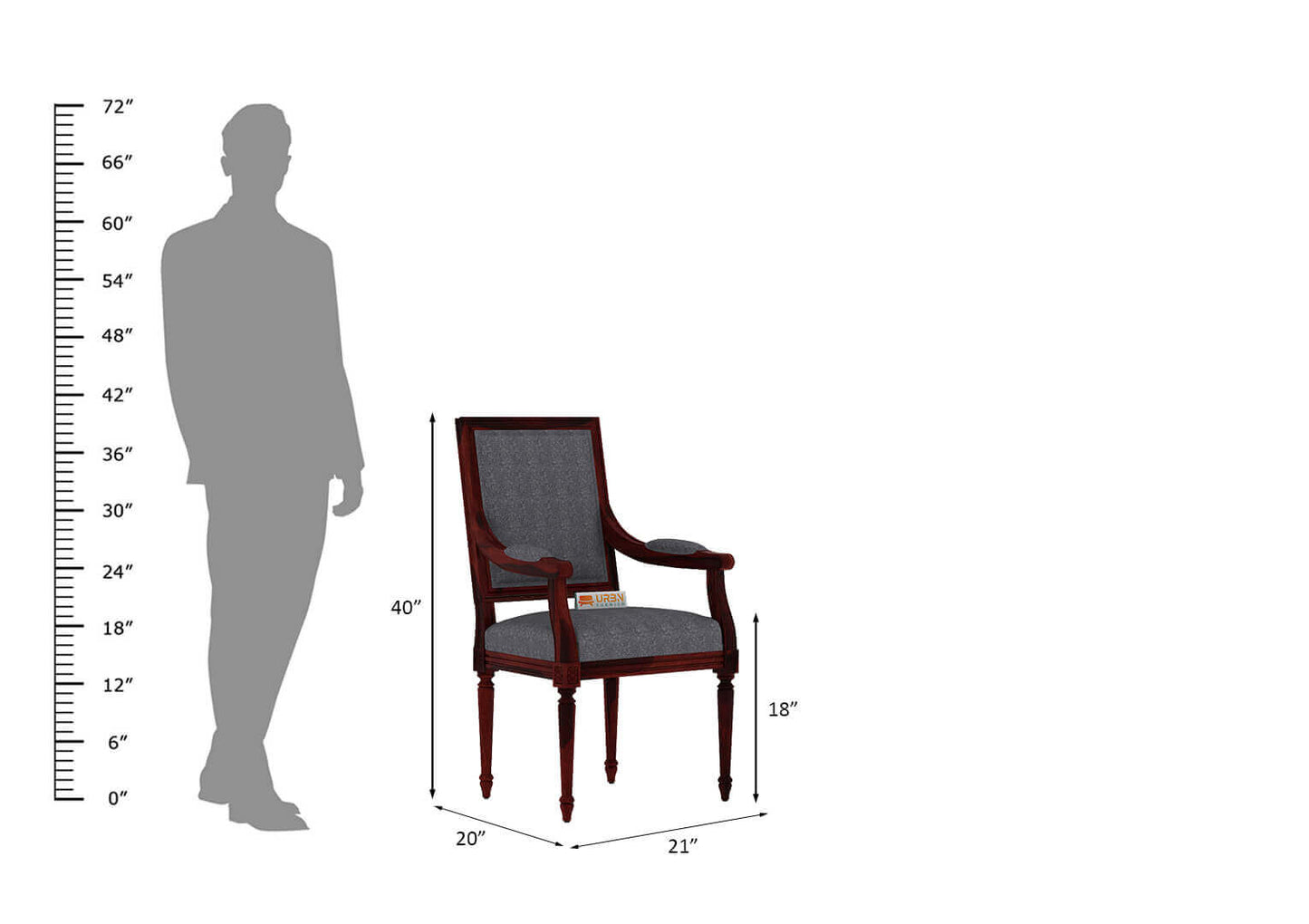 Adelvia Arm Chair - Urbnfurnish