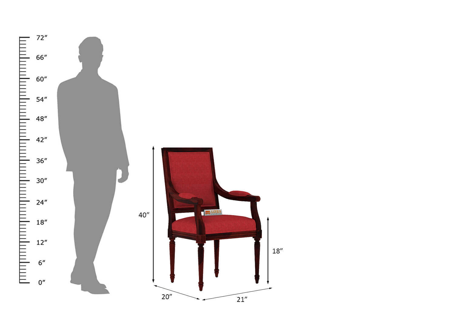 Adelvia Arm Chair - Urbnfurnish