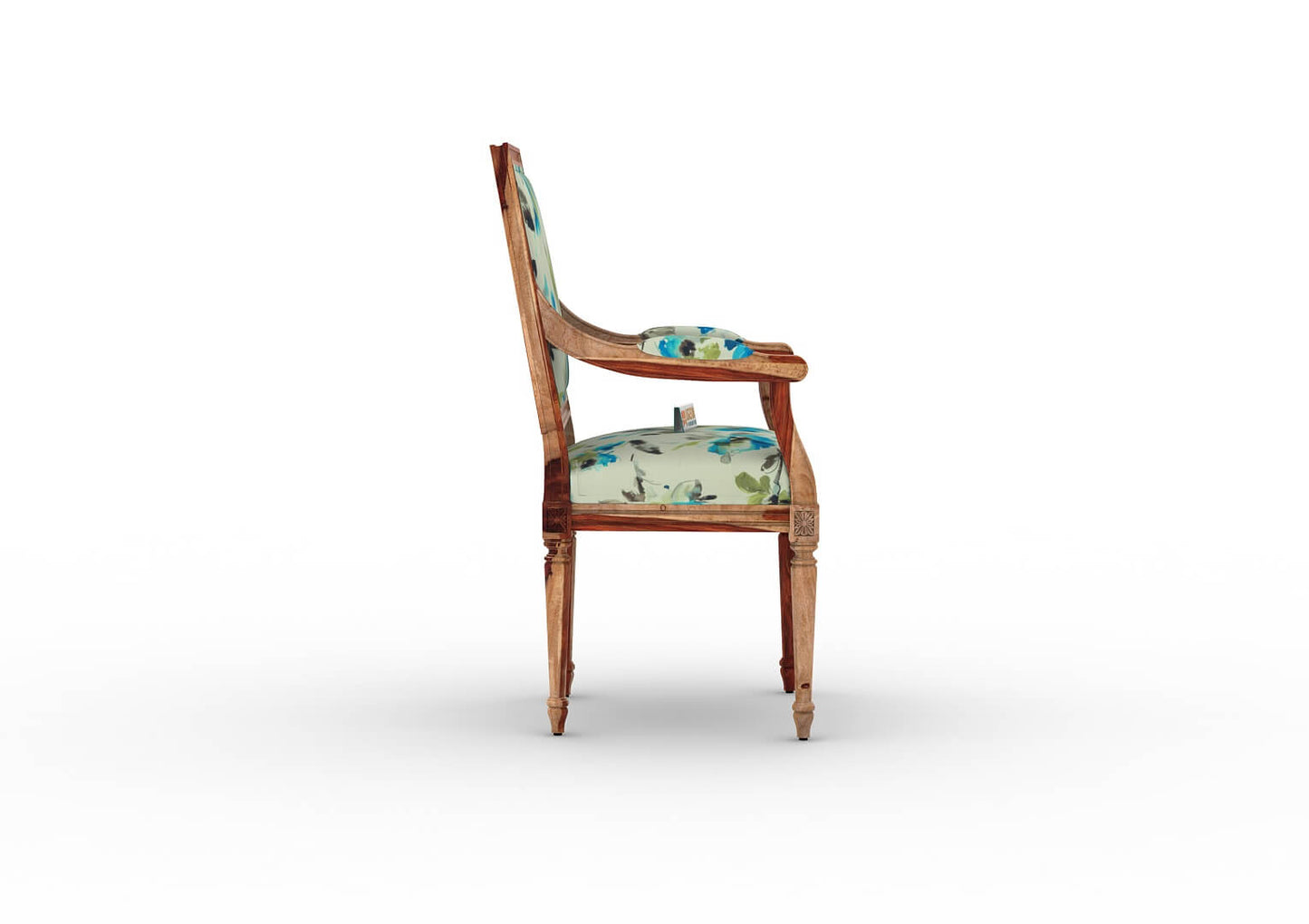 Adelvia Arm Chair (Printed Fabric) - Urbnfurnish