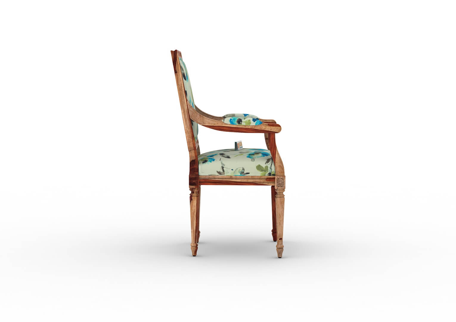 Adelvia Arm Chair (Printed Fabric) - Urbnfurnish