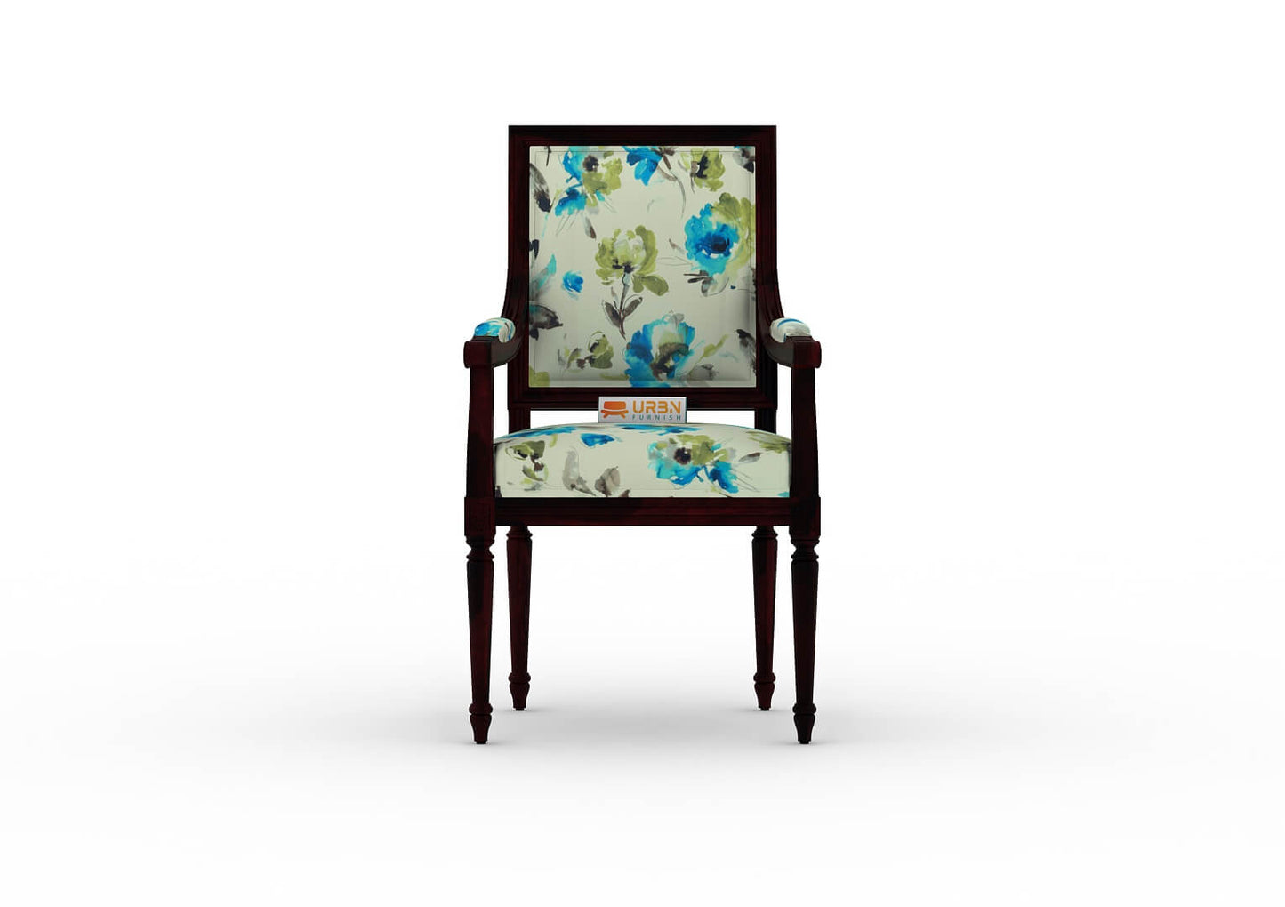 Adelvia Arm Chair (Printed Fabric) - Urbnfurnish