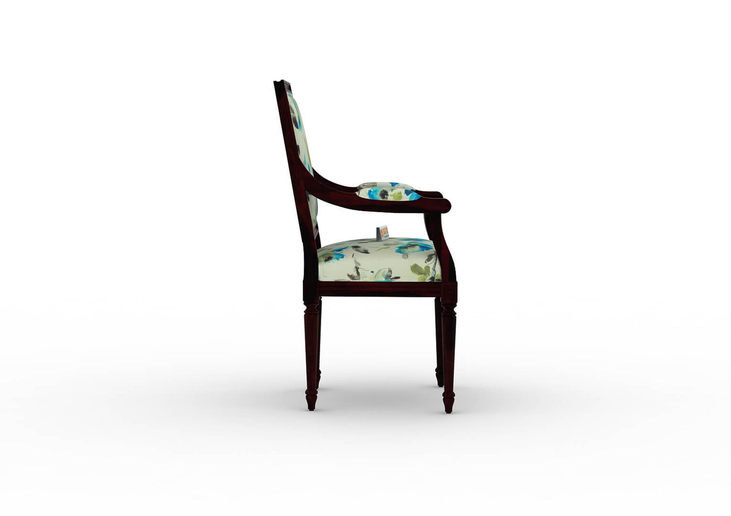 Adelvia Arm Chair (Printed Fabric) - Urbnfurnish