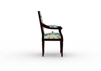 Adelvia Arm Chair (Printed Fabric) - Urbnfurnish