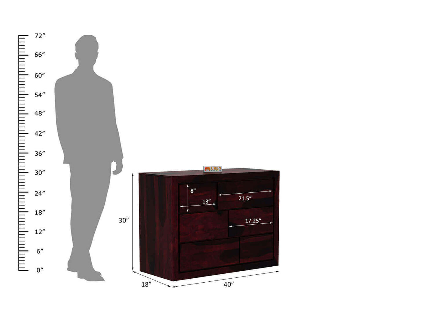Aesthete Chest Of Drawer - Urbnfurnish