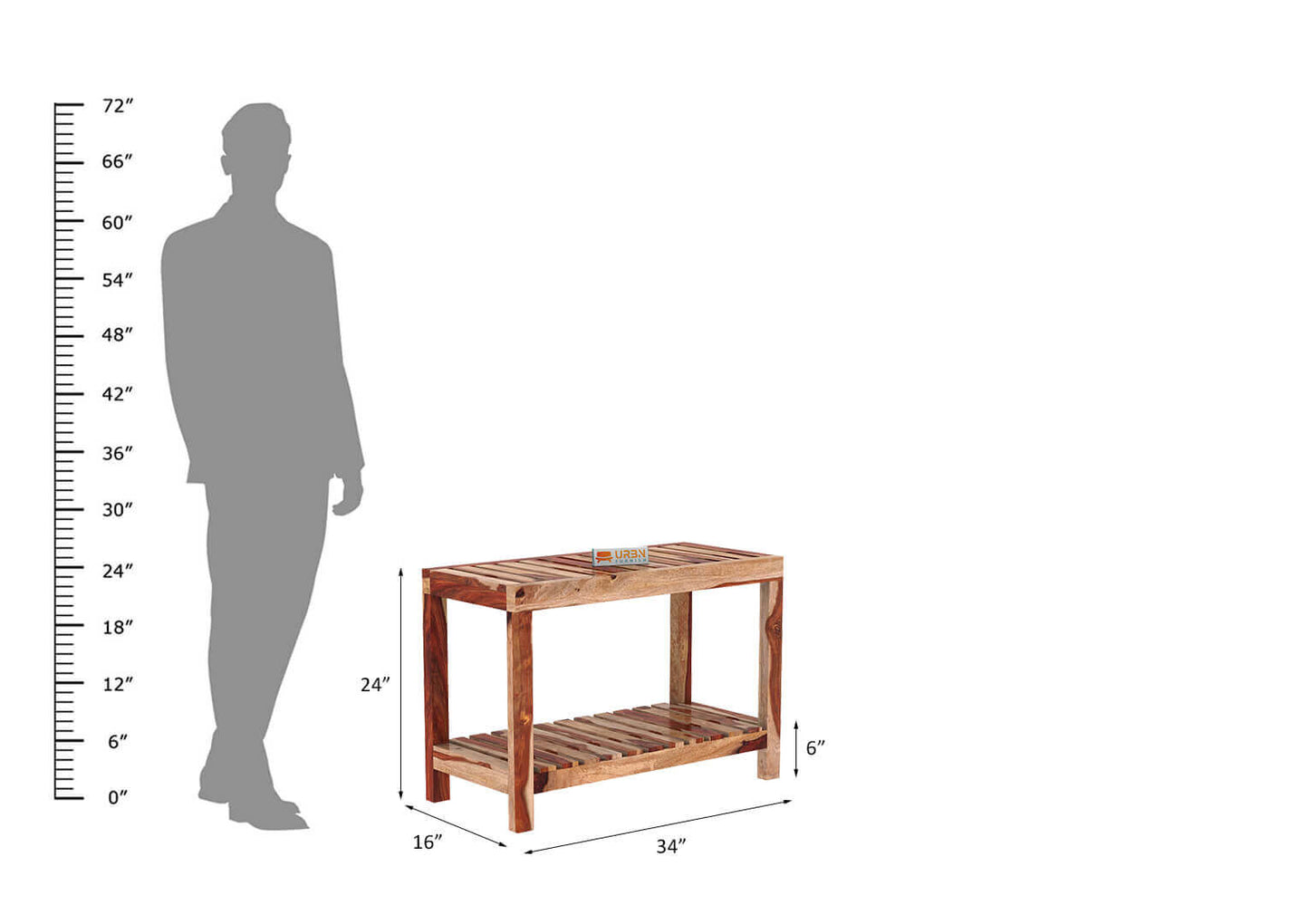 Ala Rasi Shoe Rack - Urbnfurnish