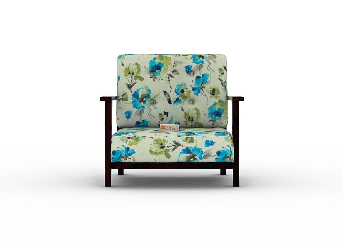 Alora Lounge Chair (Printed Fabric) - Urbnfurnish