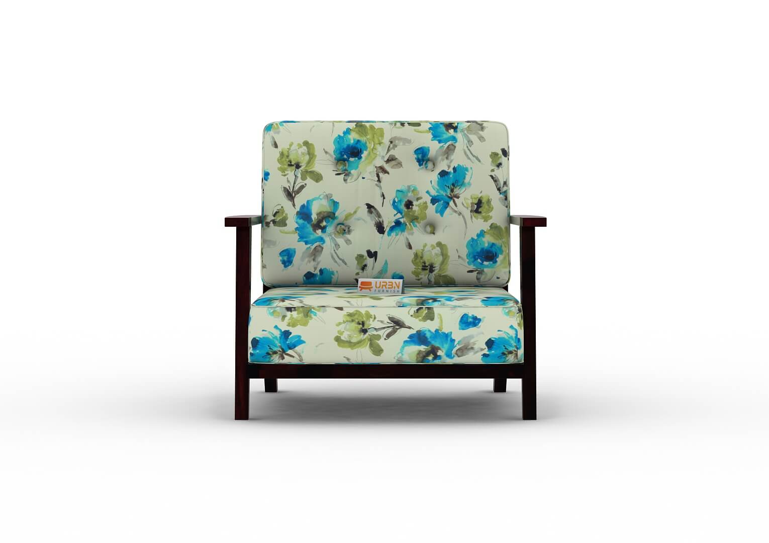Alora Lounge Chair (Printed Fabric) - Urbnfurnish